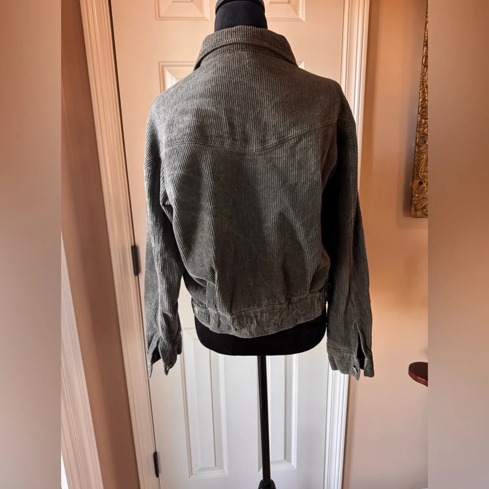 Mittoshop Gray Corduroy Jacket size small